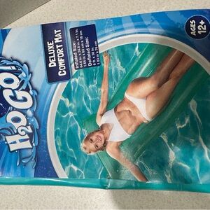 H2OGO! Deluxe Comfort Mat - Teal Pool Float